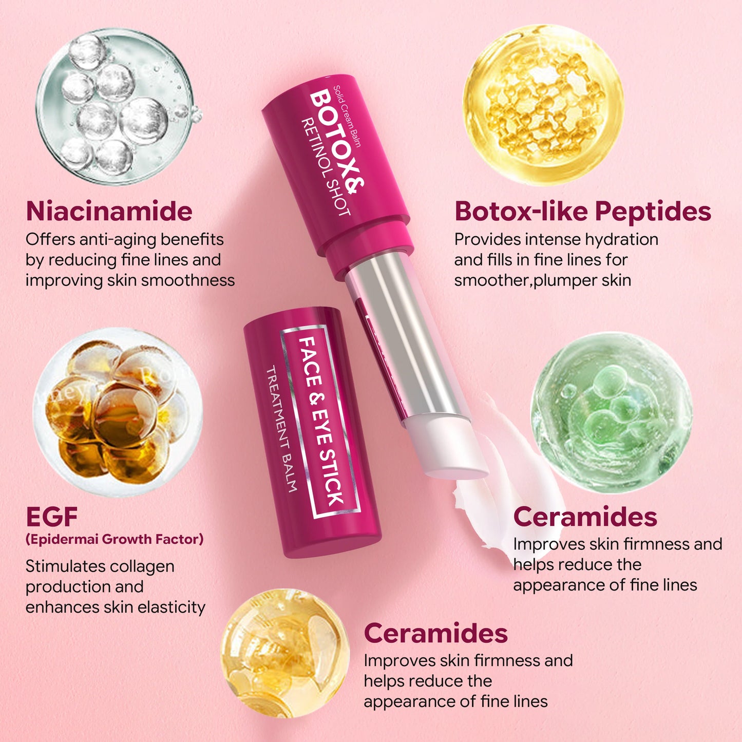 👨‍⚕️Made and shipped from USA 💫Rolimey® Botox & Retinol Shot Wrinkle Reducing Multi Balm - Last Day Promotion 70% OFF