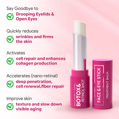 👨‍⚕️Made and shipped from USA 💫Rolimey® Botox & Retinol Shot Wrinkle Reducing Multi Balm - Last Day Promotion 70% OFF