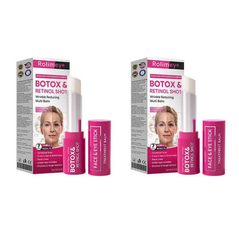 👨‍⚕️Made and shipped from USA 💫Rolimey® Botox & Retinol Shot Wrinkle Reducing Multi Balm - Last Day Promotion 70% OFF