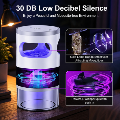 🏆Ultra-Quiet Bionic UV Suction Mosquito Trap🦟