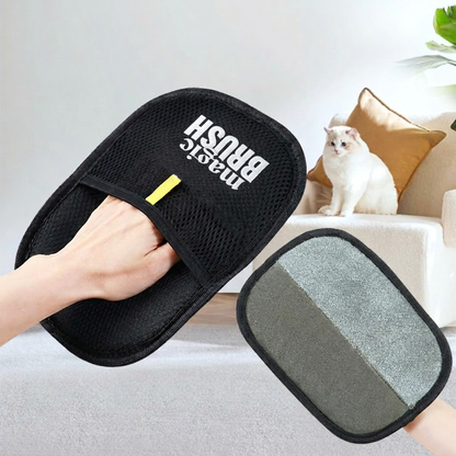 Reusable Pet Hair Remover Mitt – Professional Magic Brush for Furniture, Couch, and Clothing