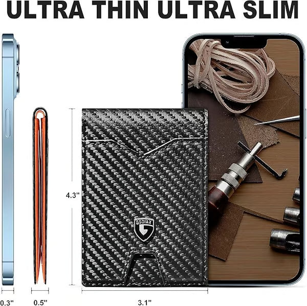 Frolunora®  Men's Slim Wallet with RFID Blocking