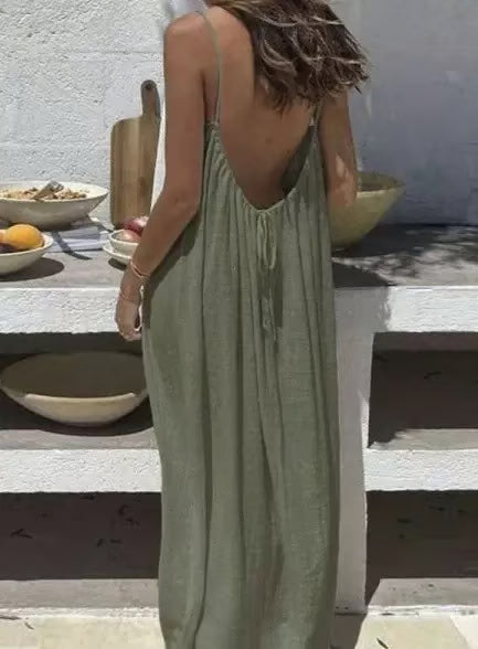 Frolunora® Adjustable backless strap dress – show off your charm