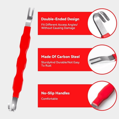 Frolunora® High-Carbon Steel Automotive Electrical Disconnect Pliers Kit - Multi-Function Auto Repair Removal Tools