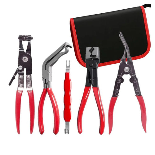 Frolunora® High-Carbon Steel Automotive Electrical Disconnect Pliers Kit - Multi-Function Auto Repair Removal Tools