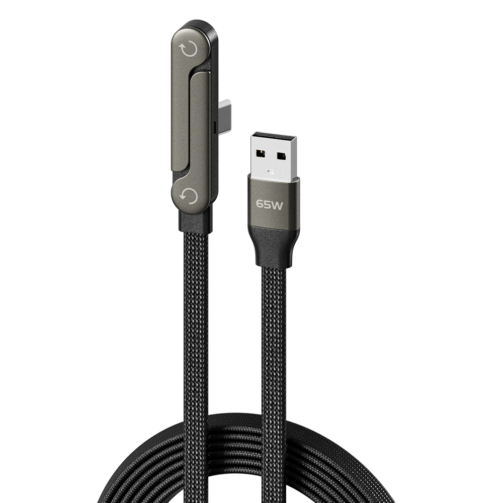 Frolunora® 2-in-1 Invisible Holder Charger Cable - 240W Super Fast Charging Cord with Built-In Phone Stand