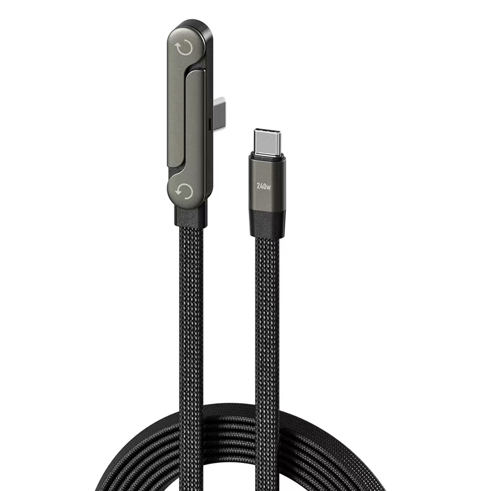 Frolunora® 2-in-1 Invisible Holder Charger Cable - 240W Super Fast Charging Cord with Built-In Phone Stand