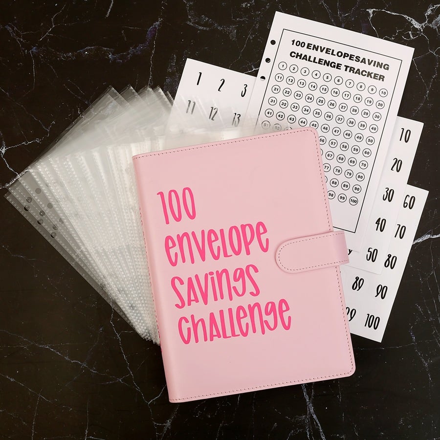 Frolunora®  100 Envelope Savings Challenge Book